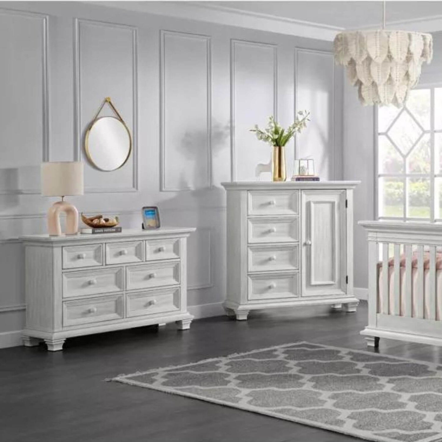 Oxford Baby Weston 4-Drawer Chifferobe | Vintage White