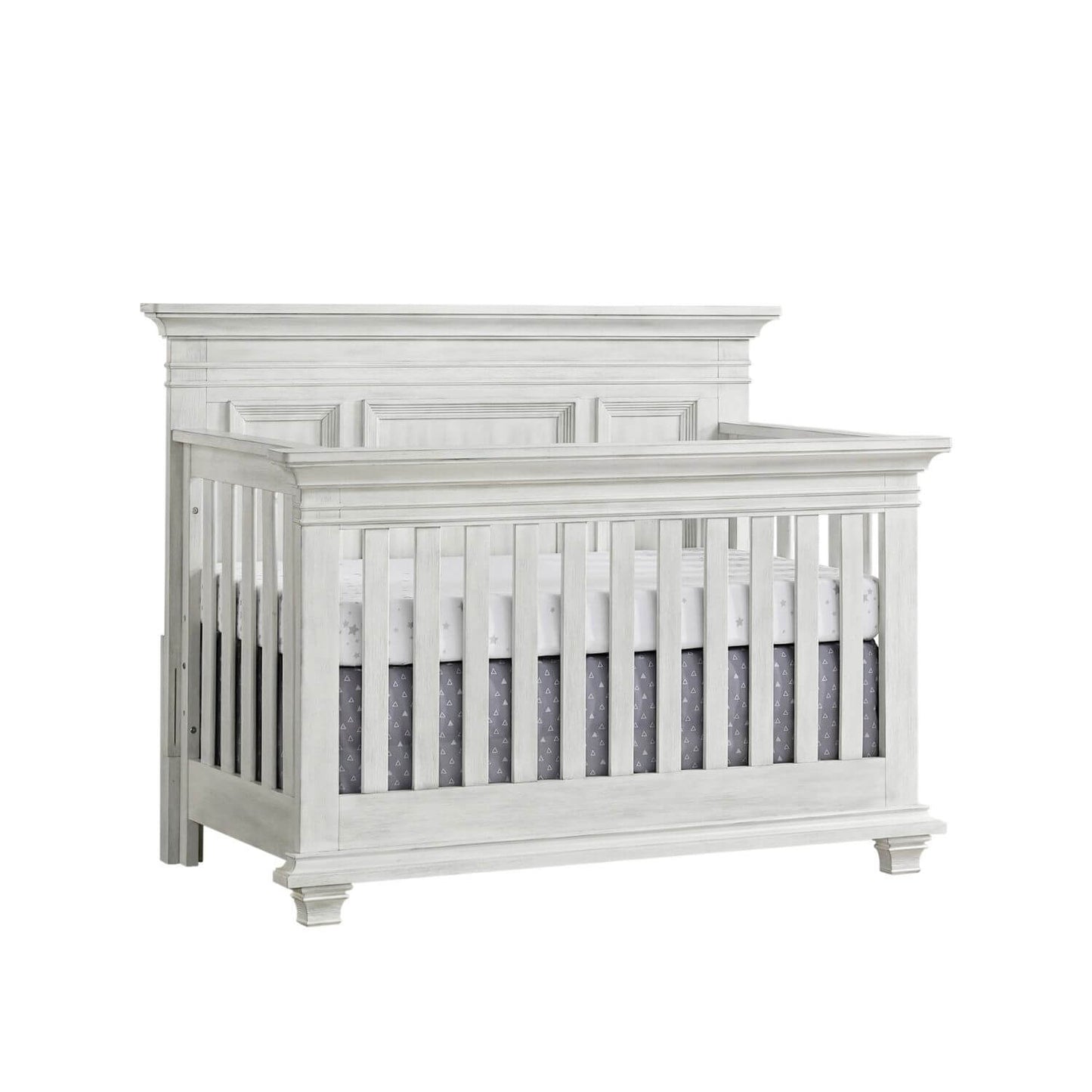 Oxford Baby Weston 4-in-1 Convertible Crib, Vintage White