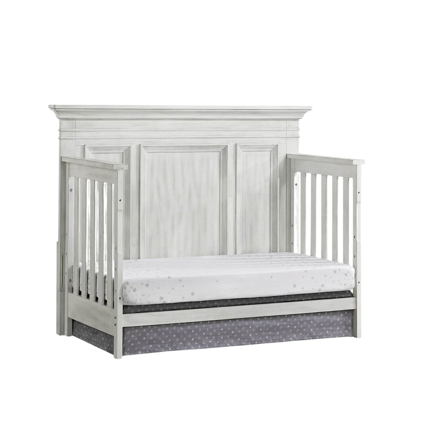 Oxford Baby Weston 4-in-1 Convertible Crib, Vintage White