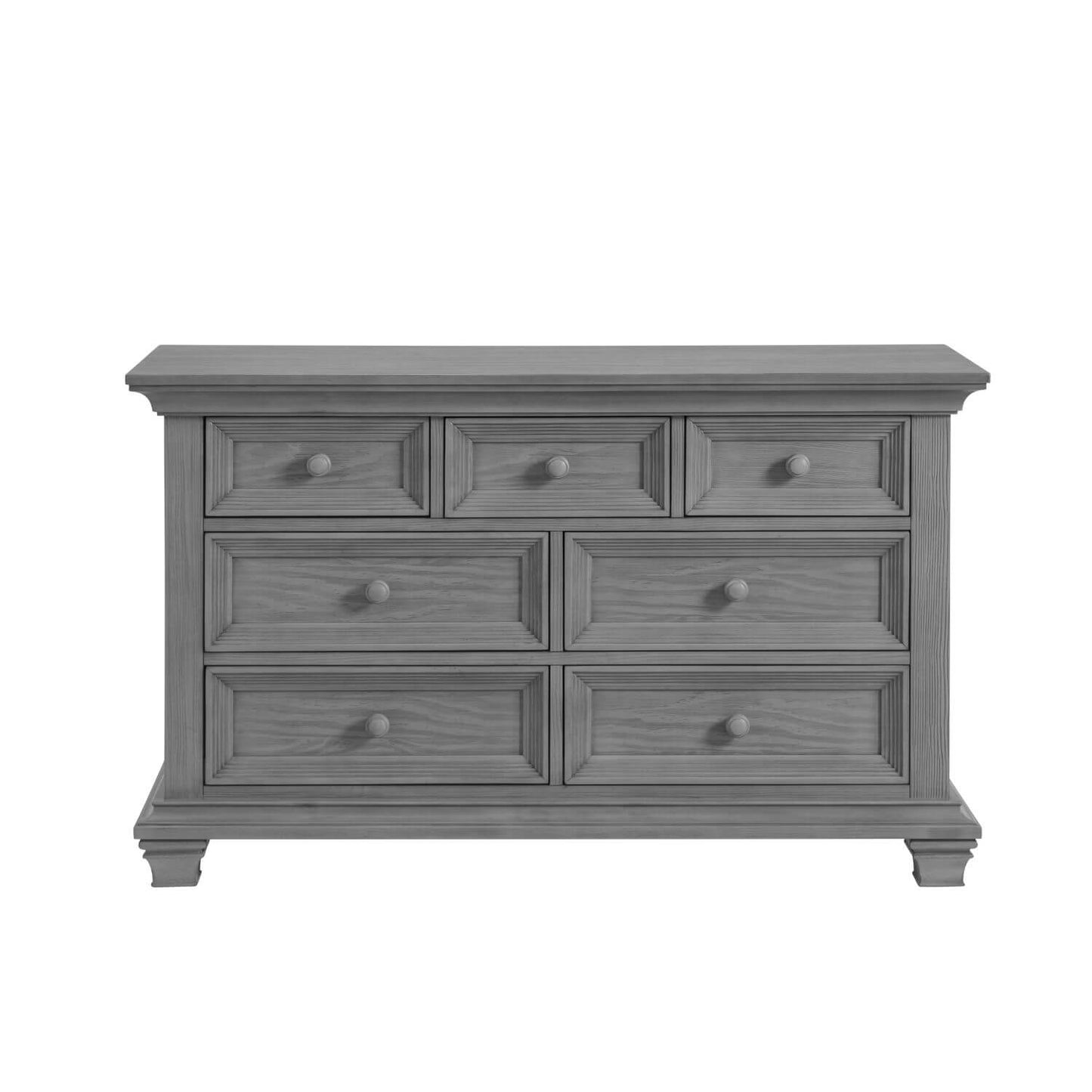 Oxford Baby Weston 7 Drawer Dresser Dusk Gray