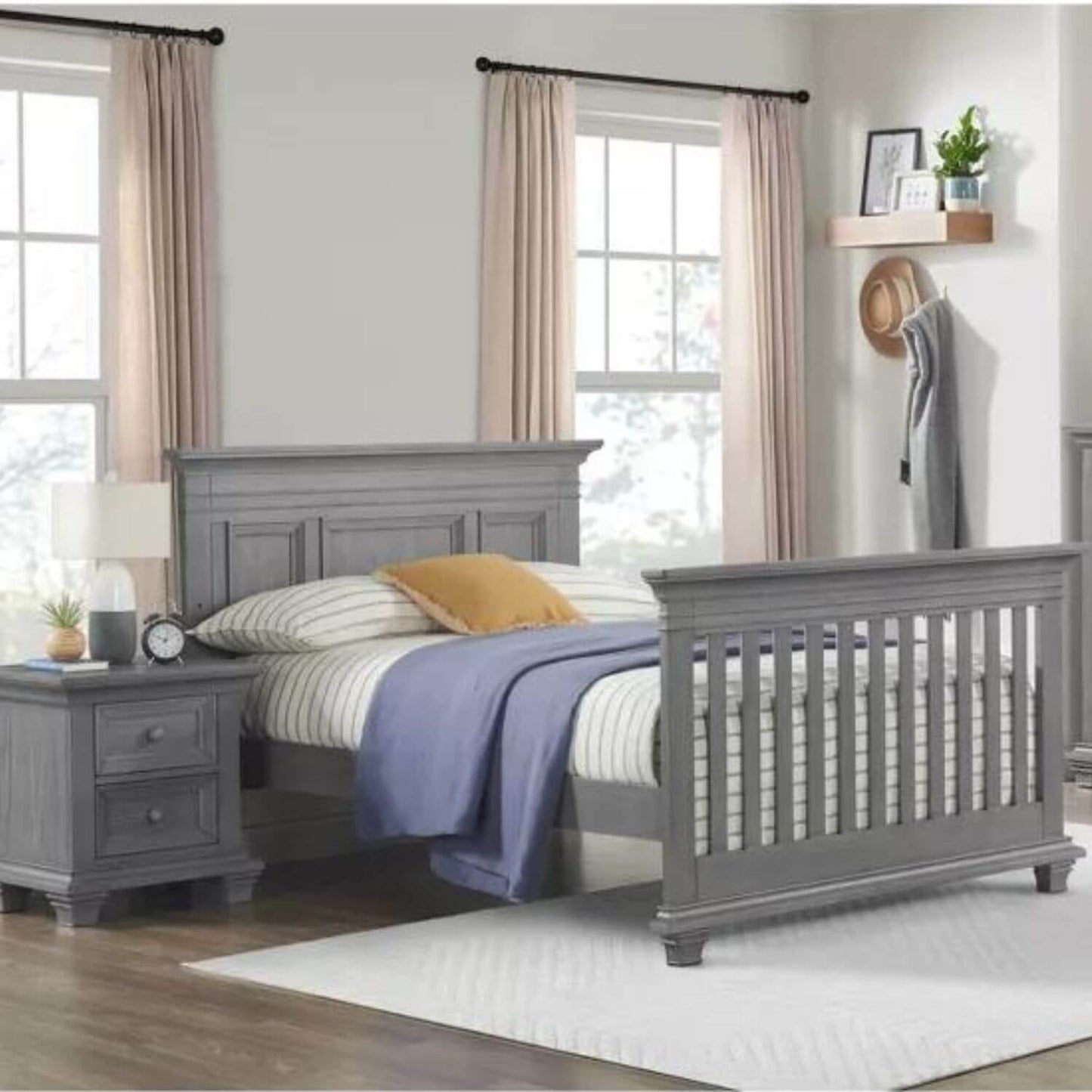 Oxford Baby Weston Full Bed Conversion Kit | Dusk Gray