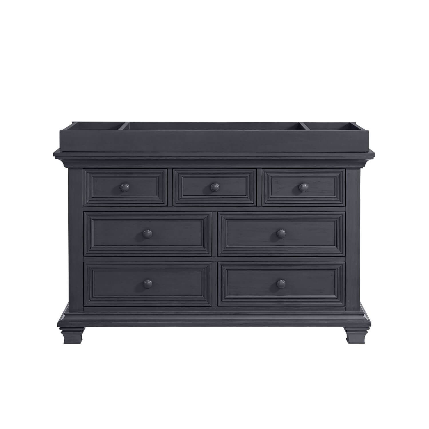 Oxford Baby Weston Changing Topper for 7 Drawer Dresser | Midnight Slate