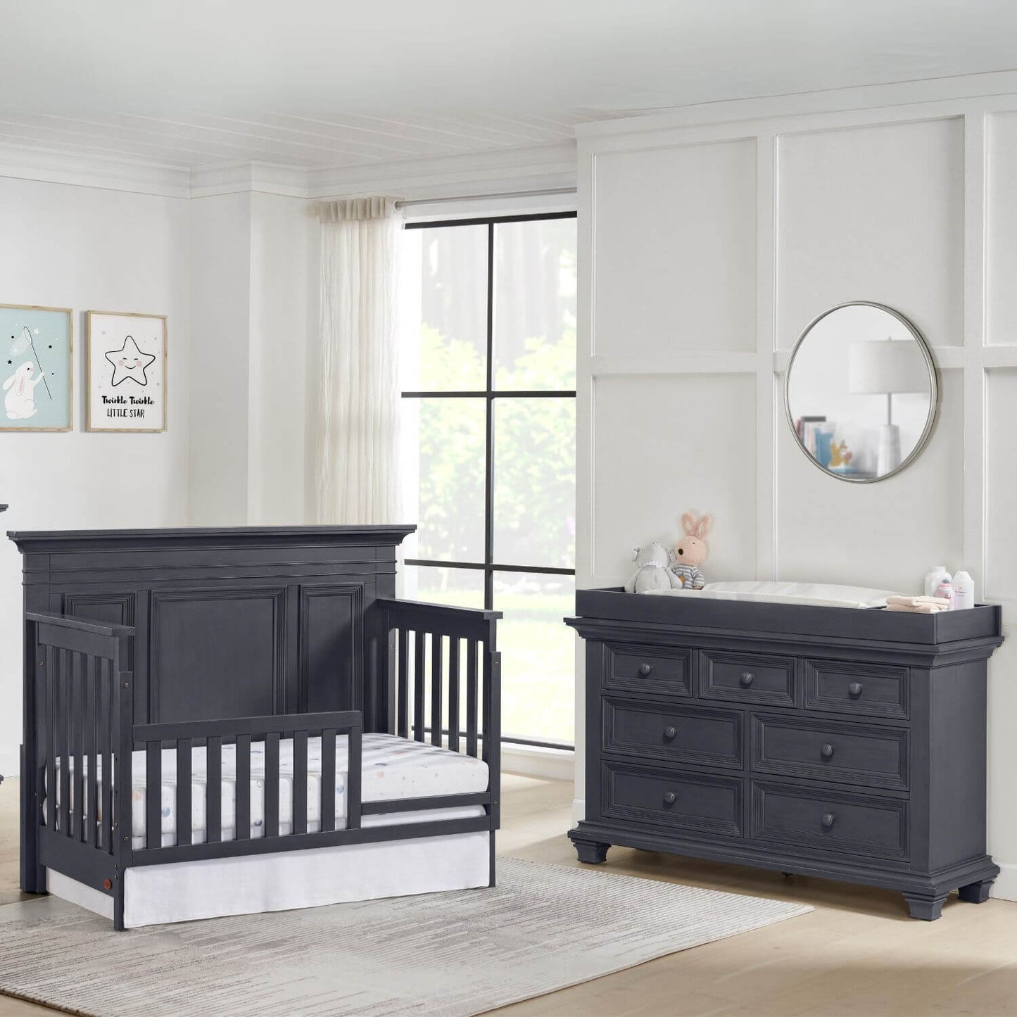 Oxford Baby Weston Guard Rail Midnight Slate
