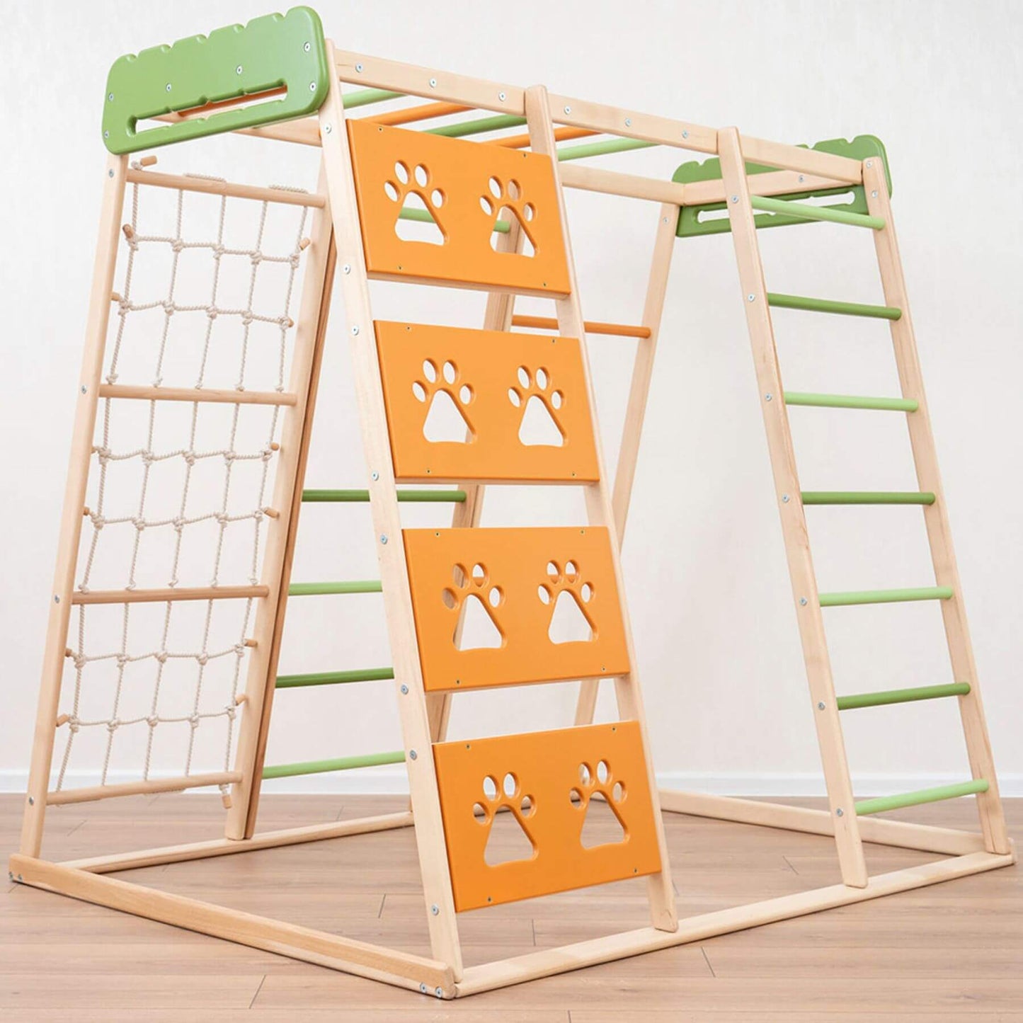 Wood and Hearts Climbing Playground