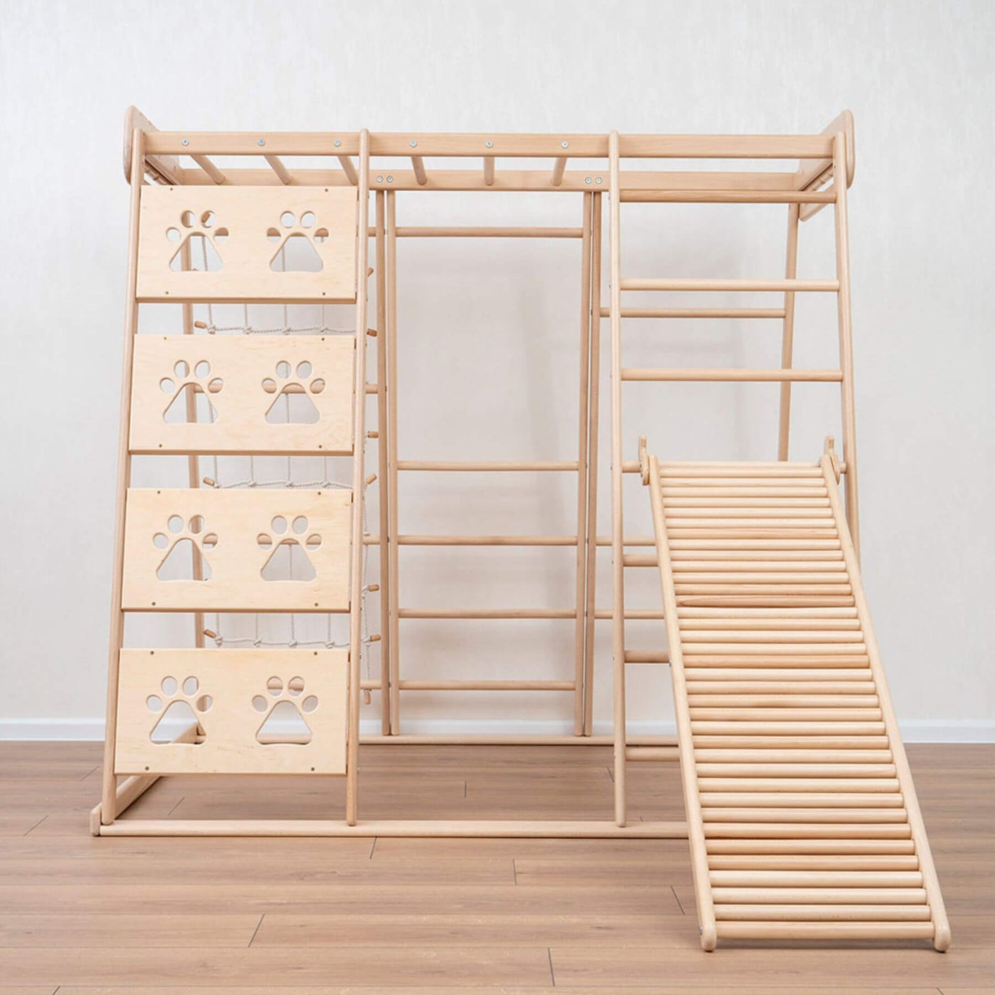 Wood and Hearts Climbing Playground