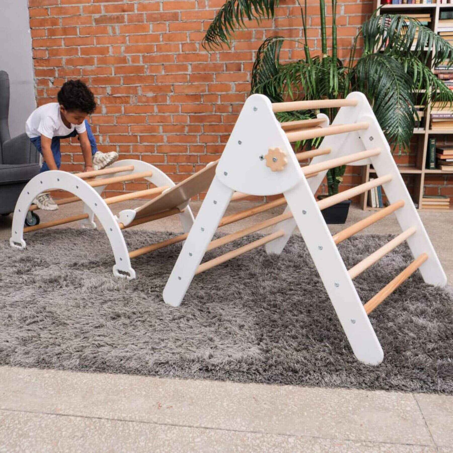 Wood and Hearts Montessori Climbing Set of 3
