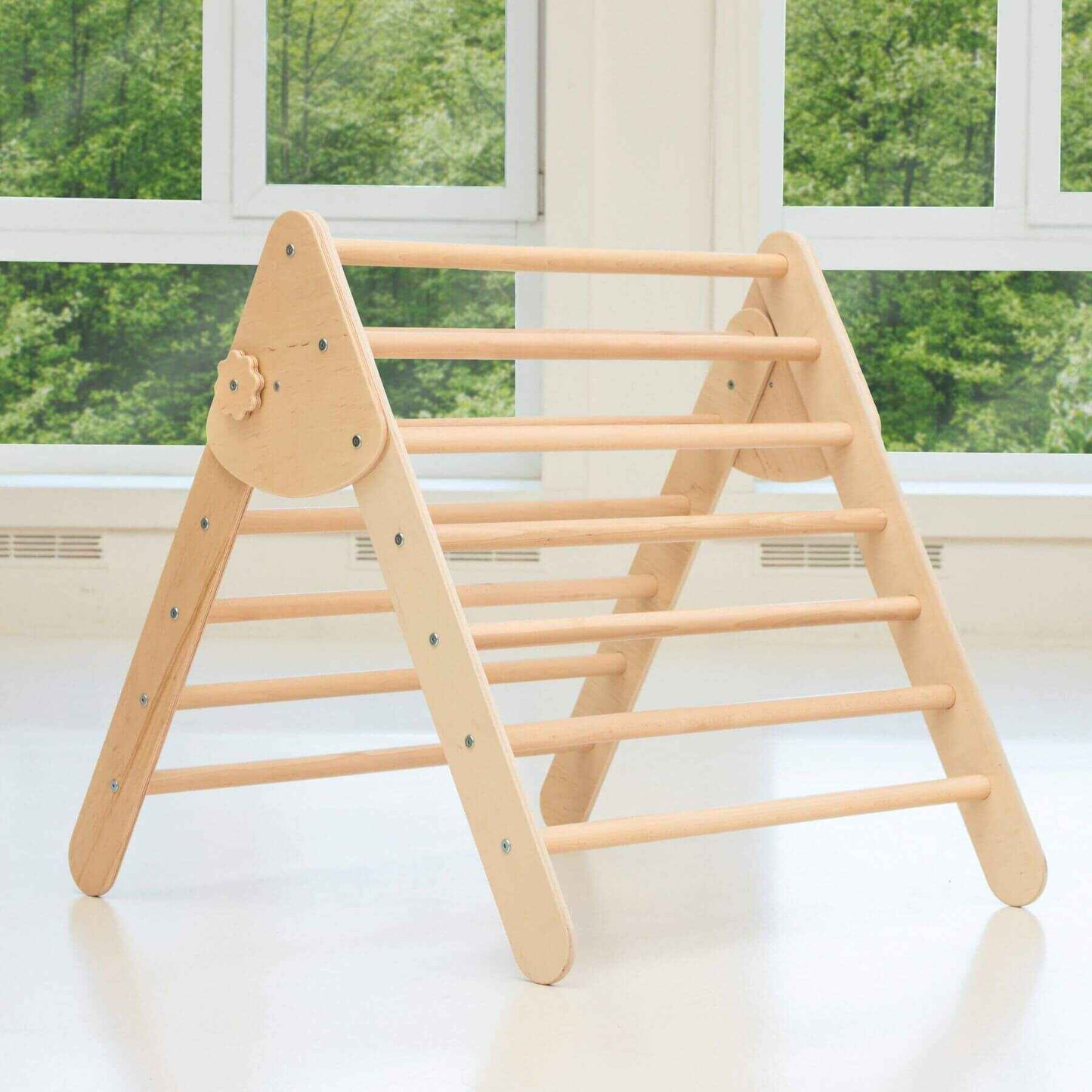 Wood and Hearts Montessori Foldable Triangle