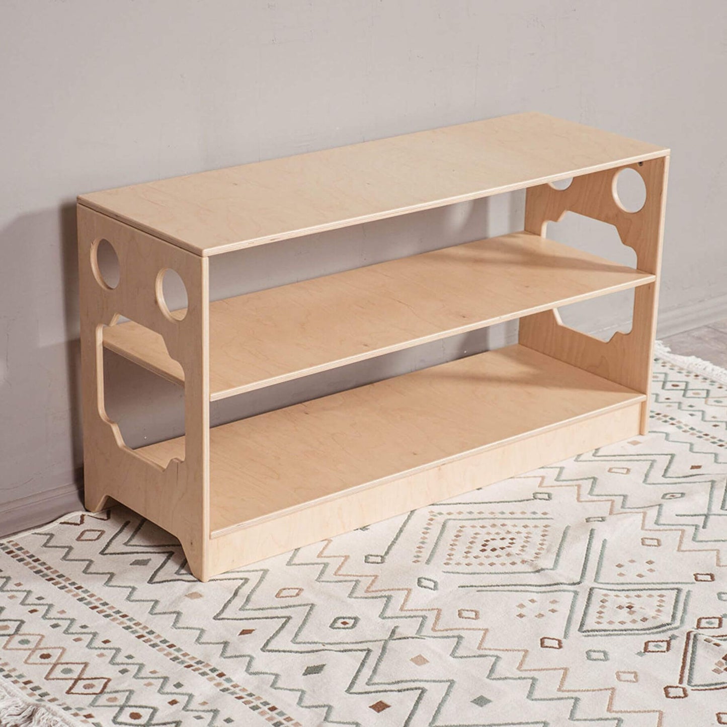 Wood and Hearts Montessori Shelf
