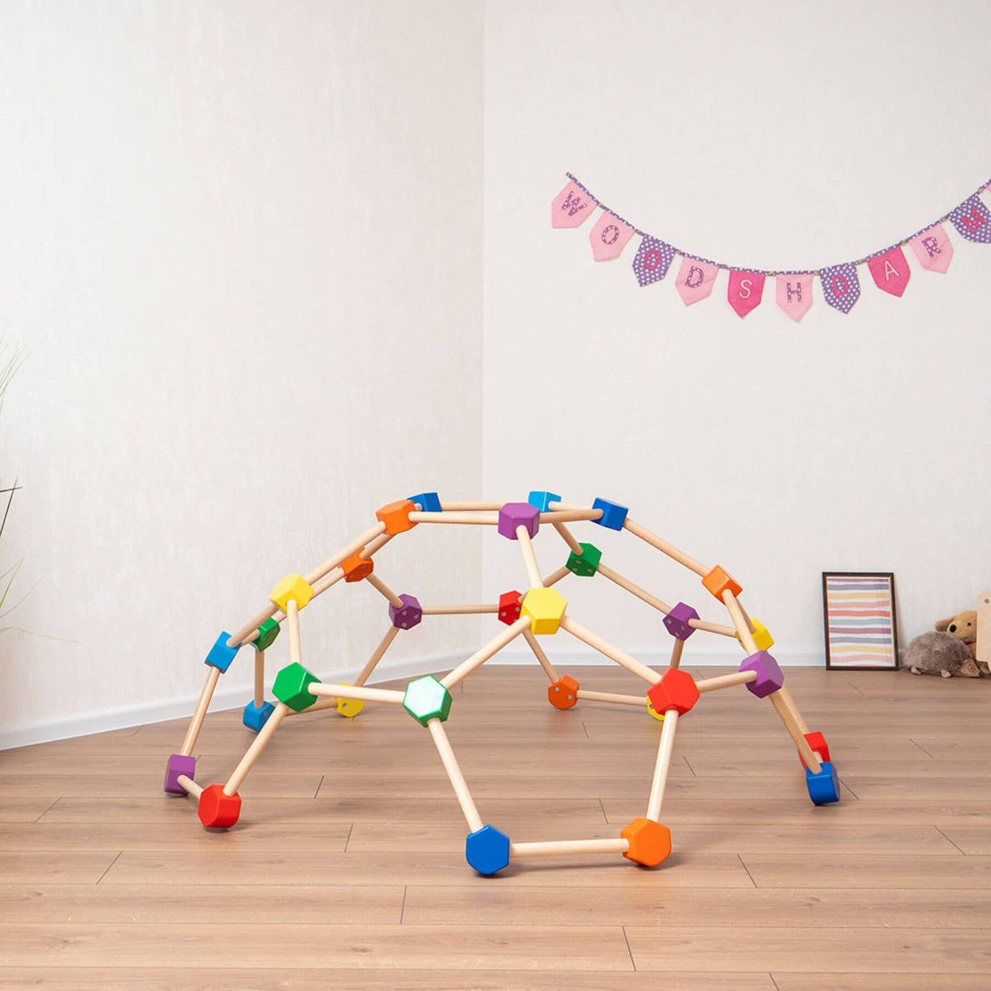 Wood and Hearts Wooden Climbing Dome