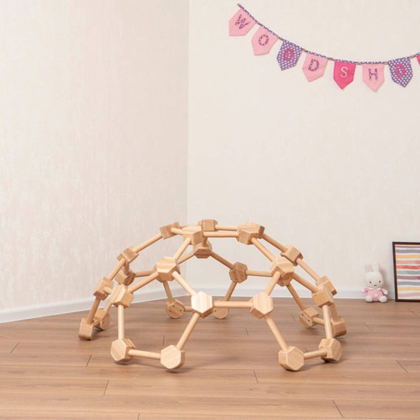 Wood and Hearts Wooden Climbing Dome