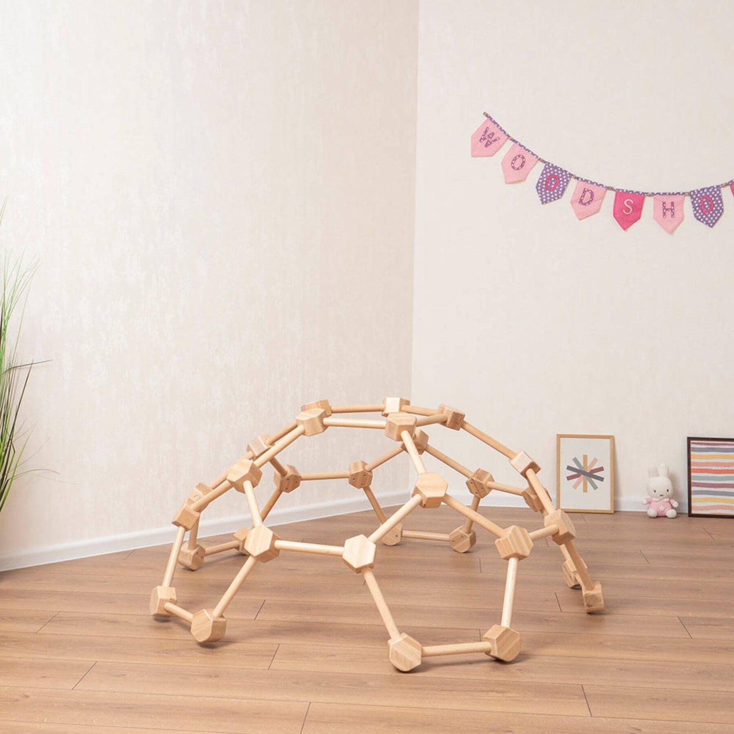 Wood and Hearts Wooden Climbing Dome