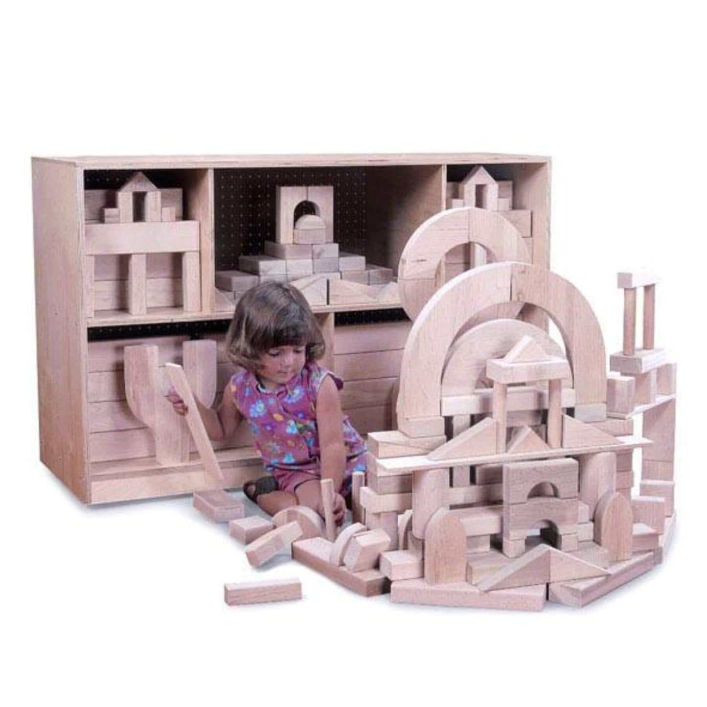 Whitney Brothers 118 Piece Intermediate Block Set - Lifestyle