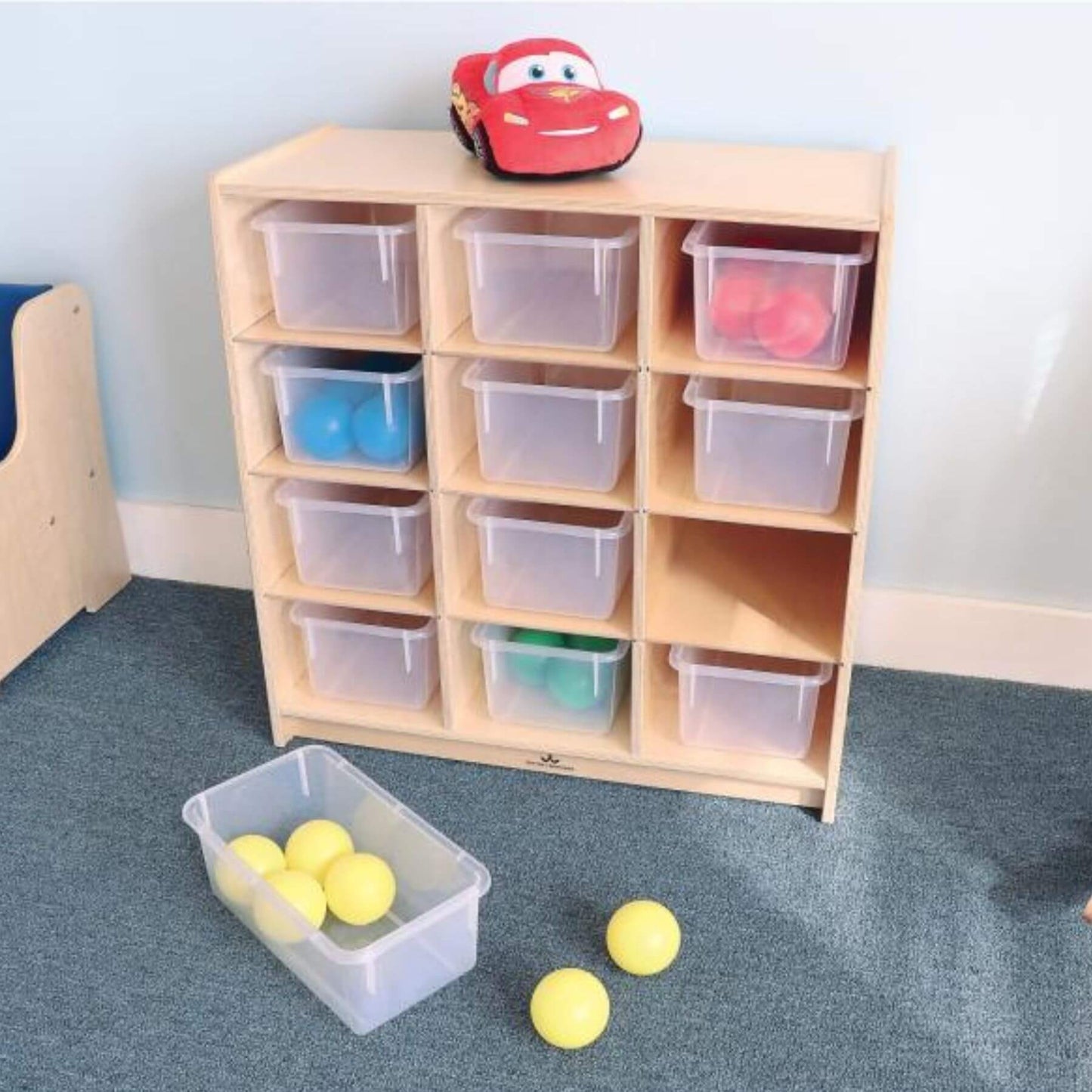 Whitney Brothers 12 Cubby Storage Cabinet - Lifestyle
