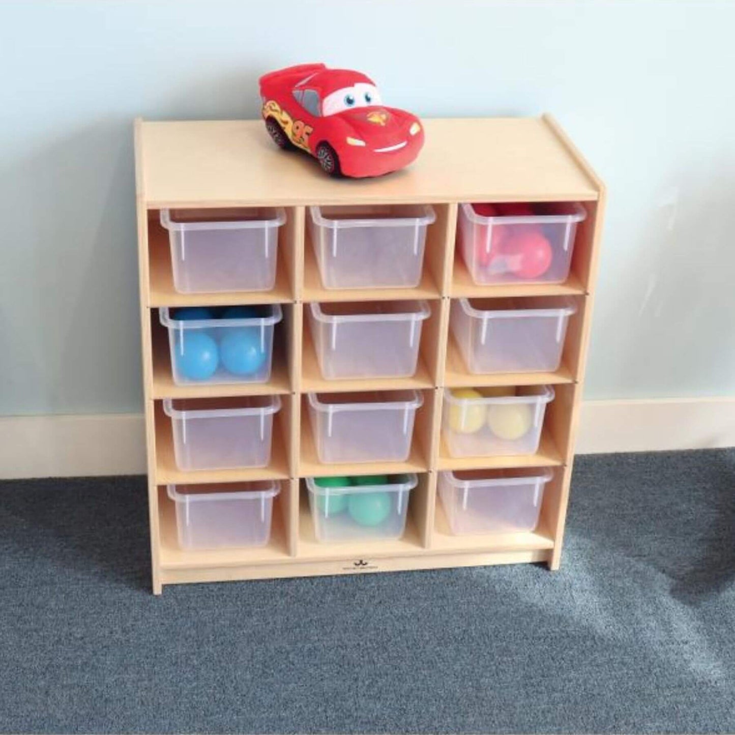 Whitney Brothers 12 Cubby Storage Cabinet - Lifestyle