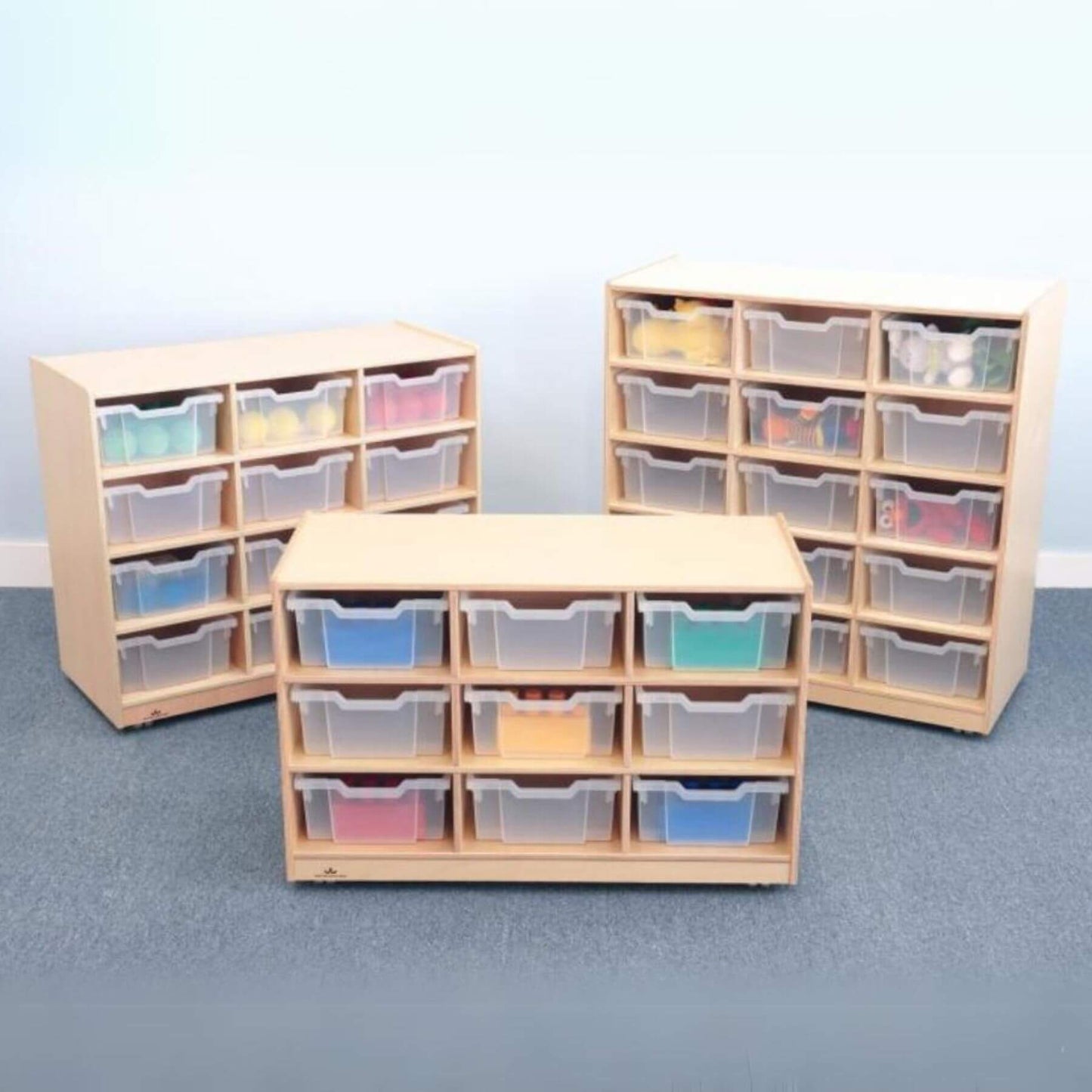 Whitney Brothers 15 Tray Mobile Storage Cabinet - Lifestyle
