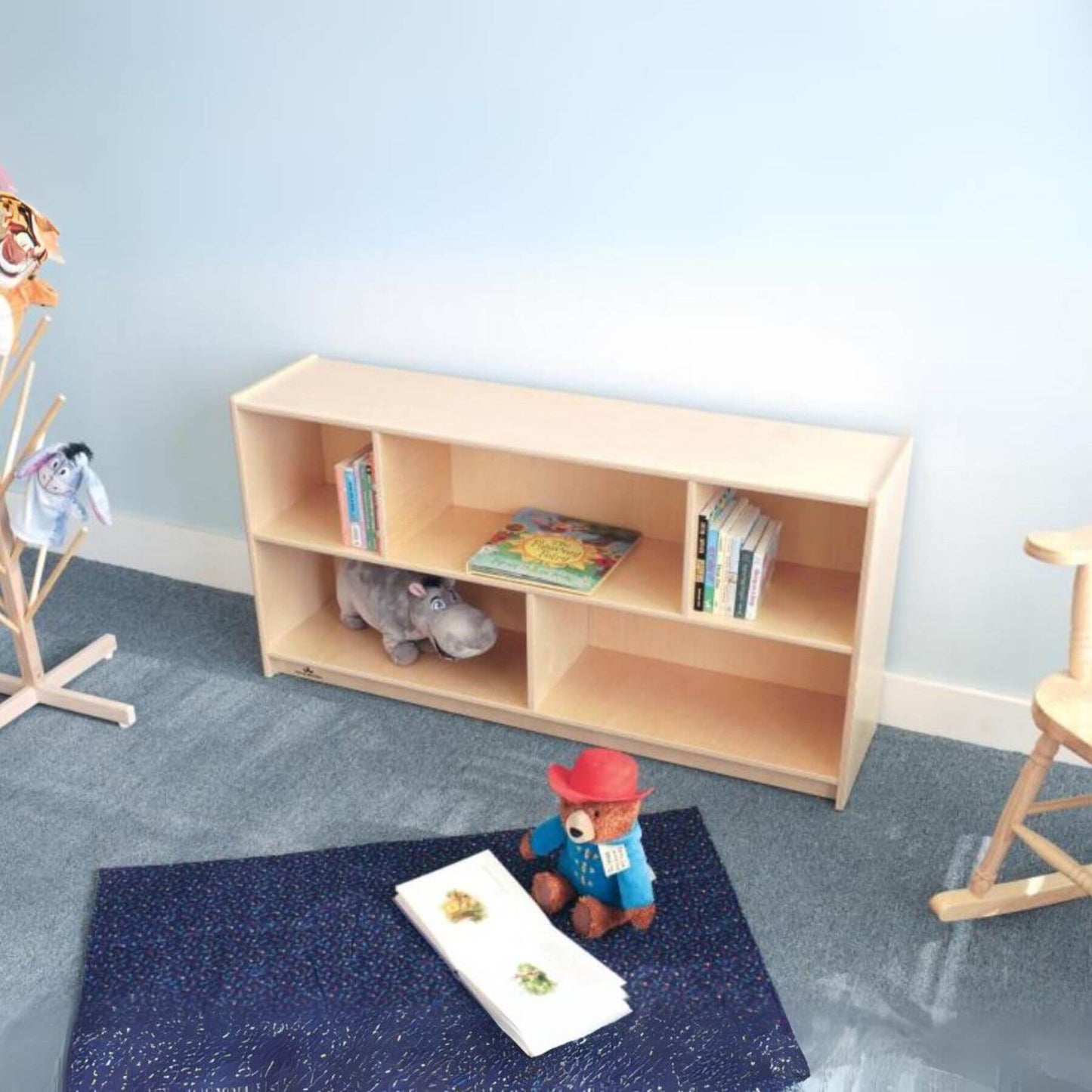 Whitney Brothers Basic Single Storage Shelf Cabinet 24H - Lifestyle
