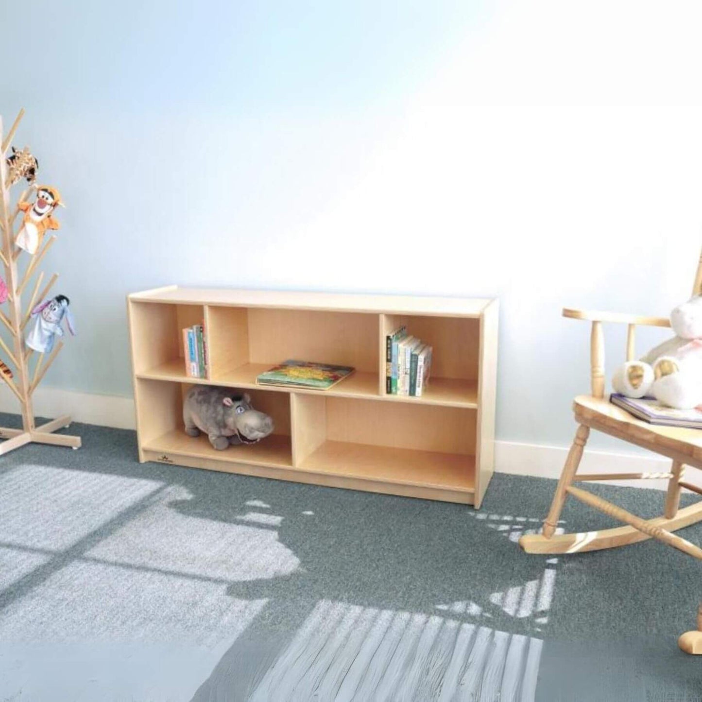 Whitney Brothers Basic Single Storage Shelf Cabinet 24H - Lifestyle