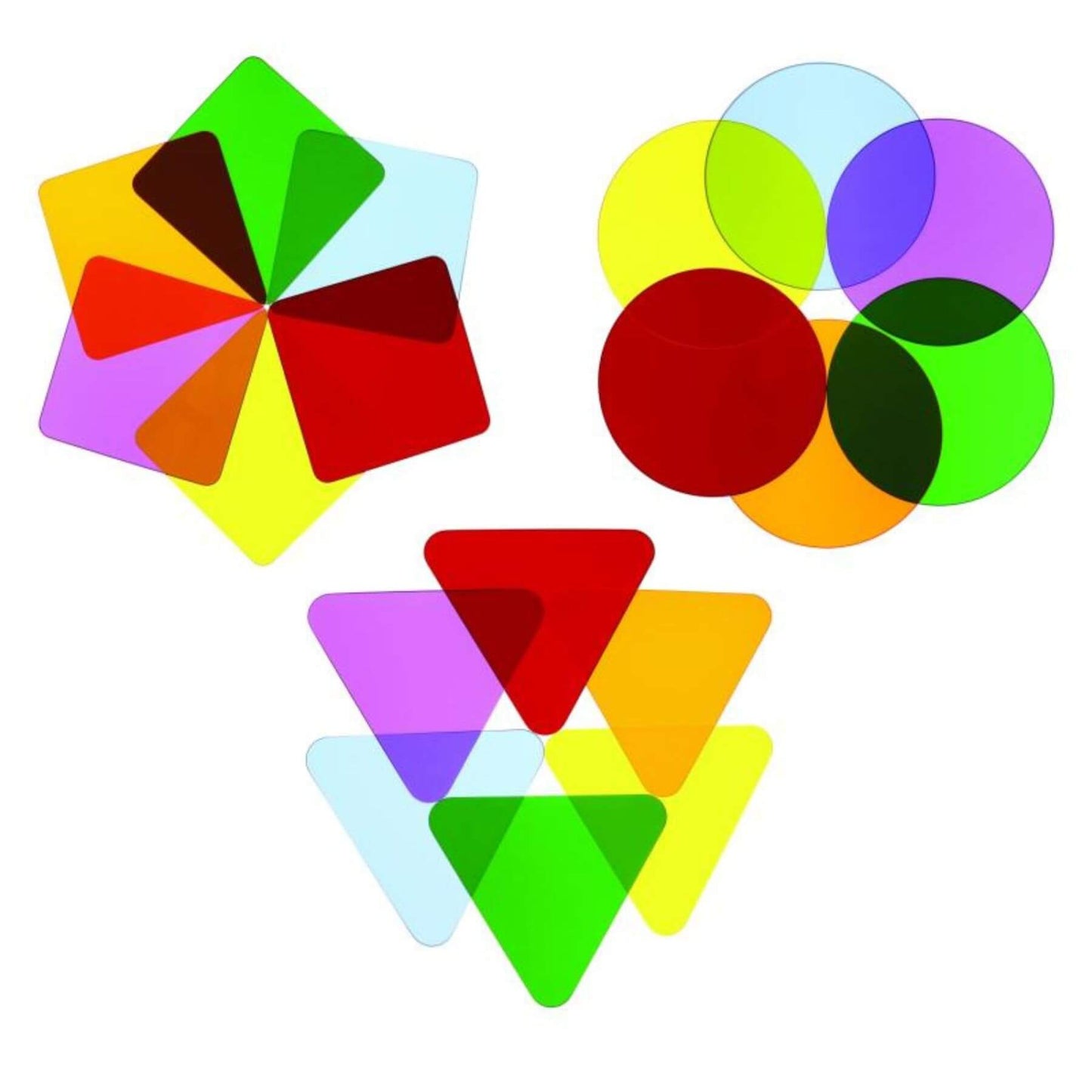 Whitney Brothers Color Wheel Variety Pack - Three Shapes