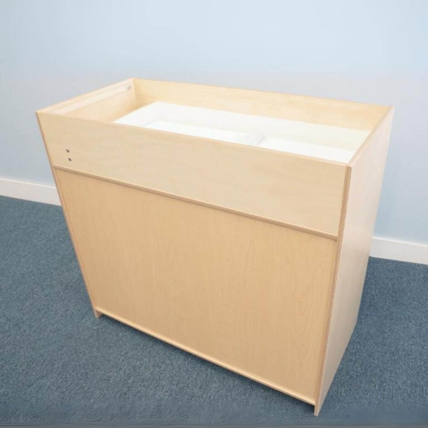 Whitney Brothers Ez Clean Birch Changing Cabinet With Trays - Lifestyle