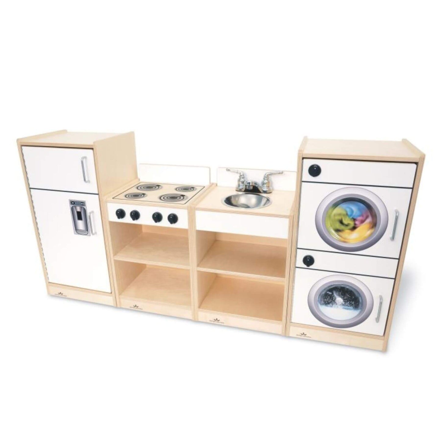 Whitney Brothers Let's Play Toddler Kitchen Ensemble White