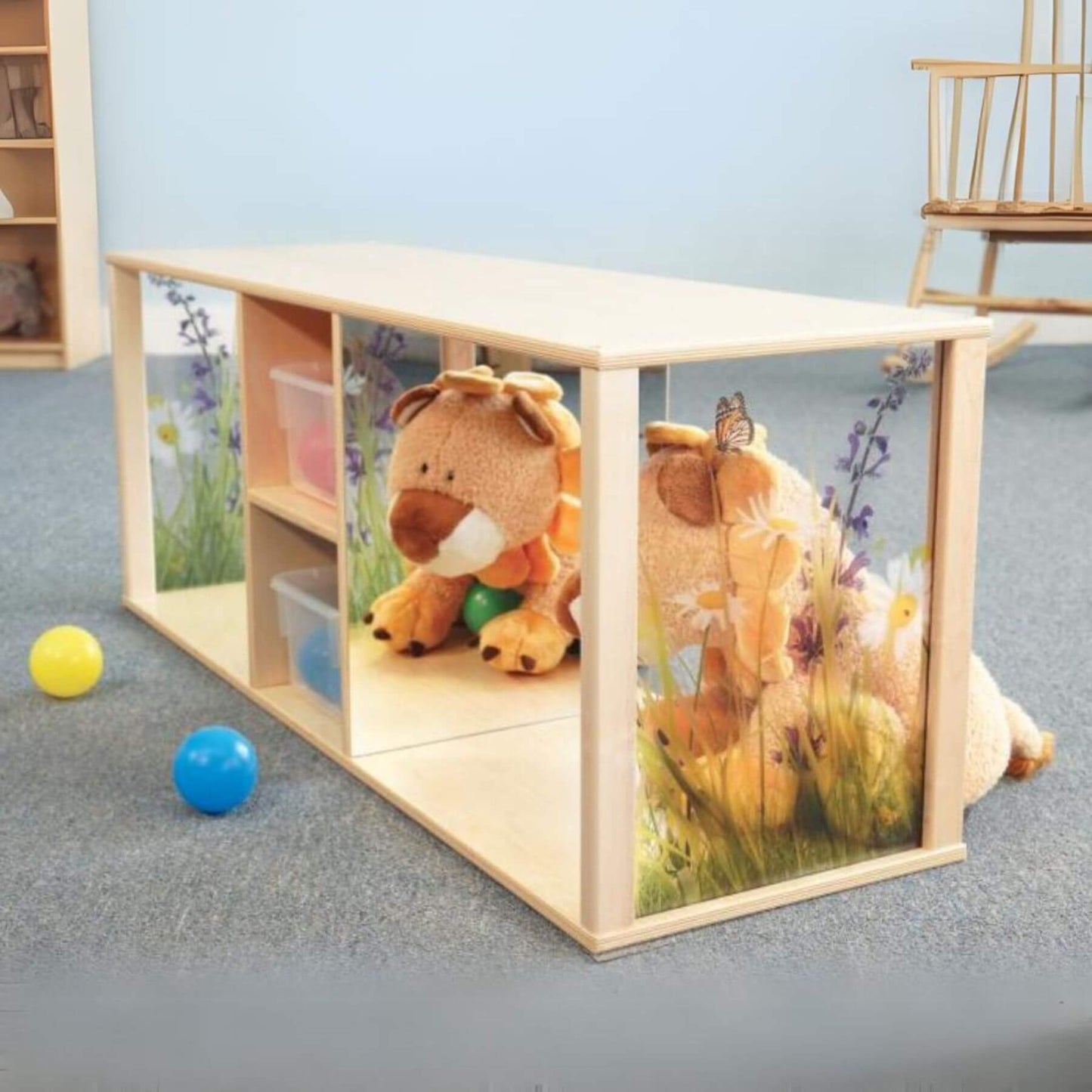 Whitney Brothers Nature View Discovery Crawl-Thru Cabinet - Lifestyle