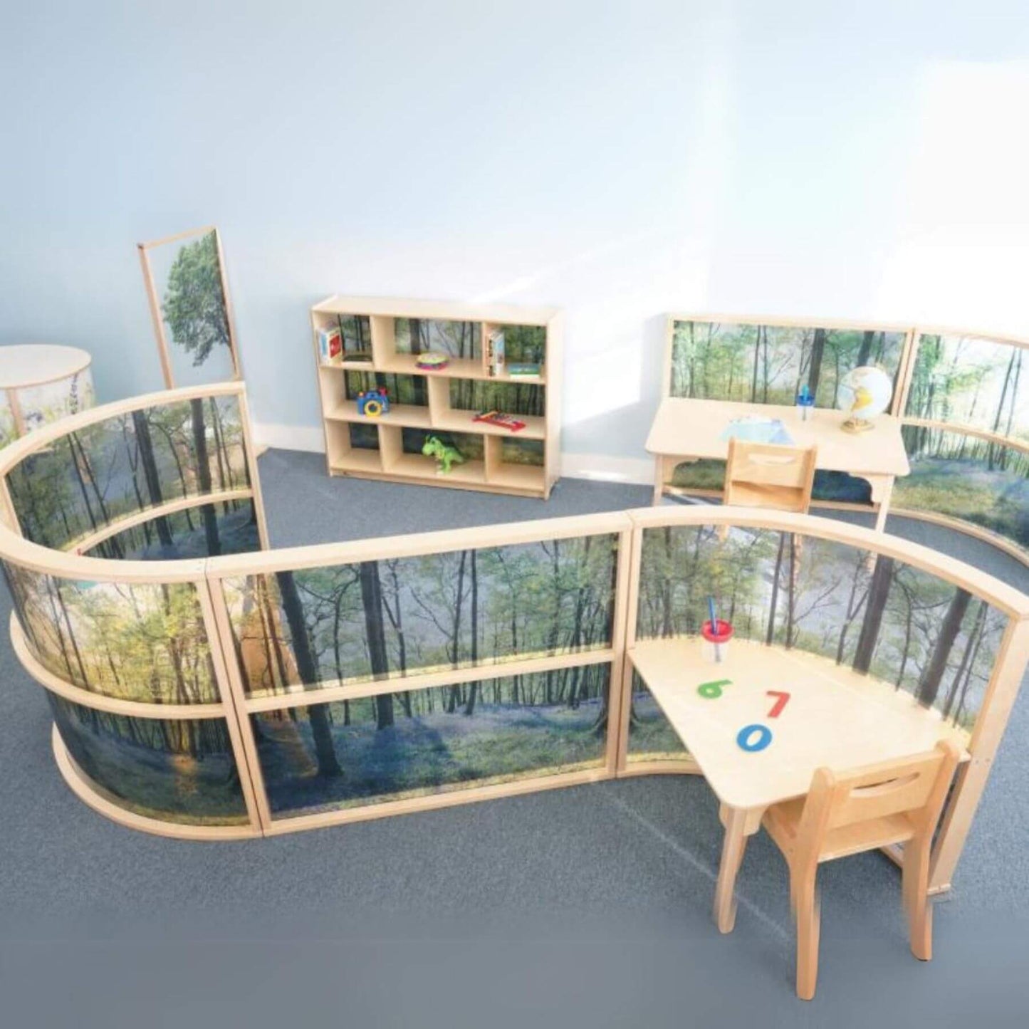 Whitney Brothers Nature View Divider Panel 36H - Lifestyle