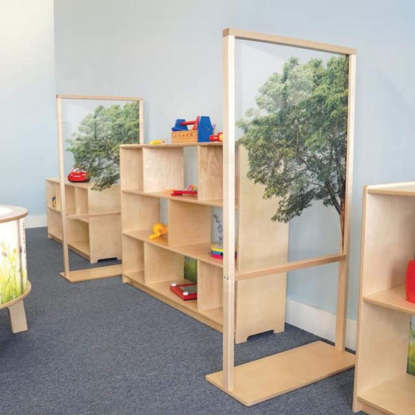 Whitney Brothers Nature View Floor Standing Partition 25W - Lifestyle