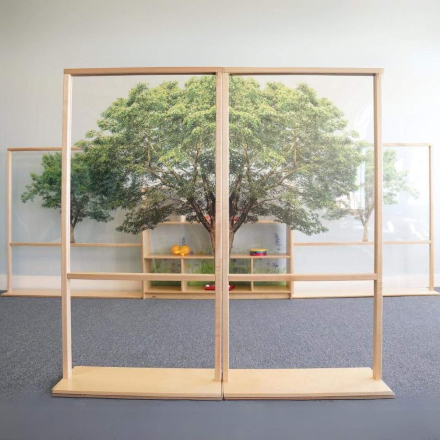 Whitney Brothers Nature View Floor Standing Partition 25W - Lifestyle