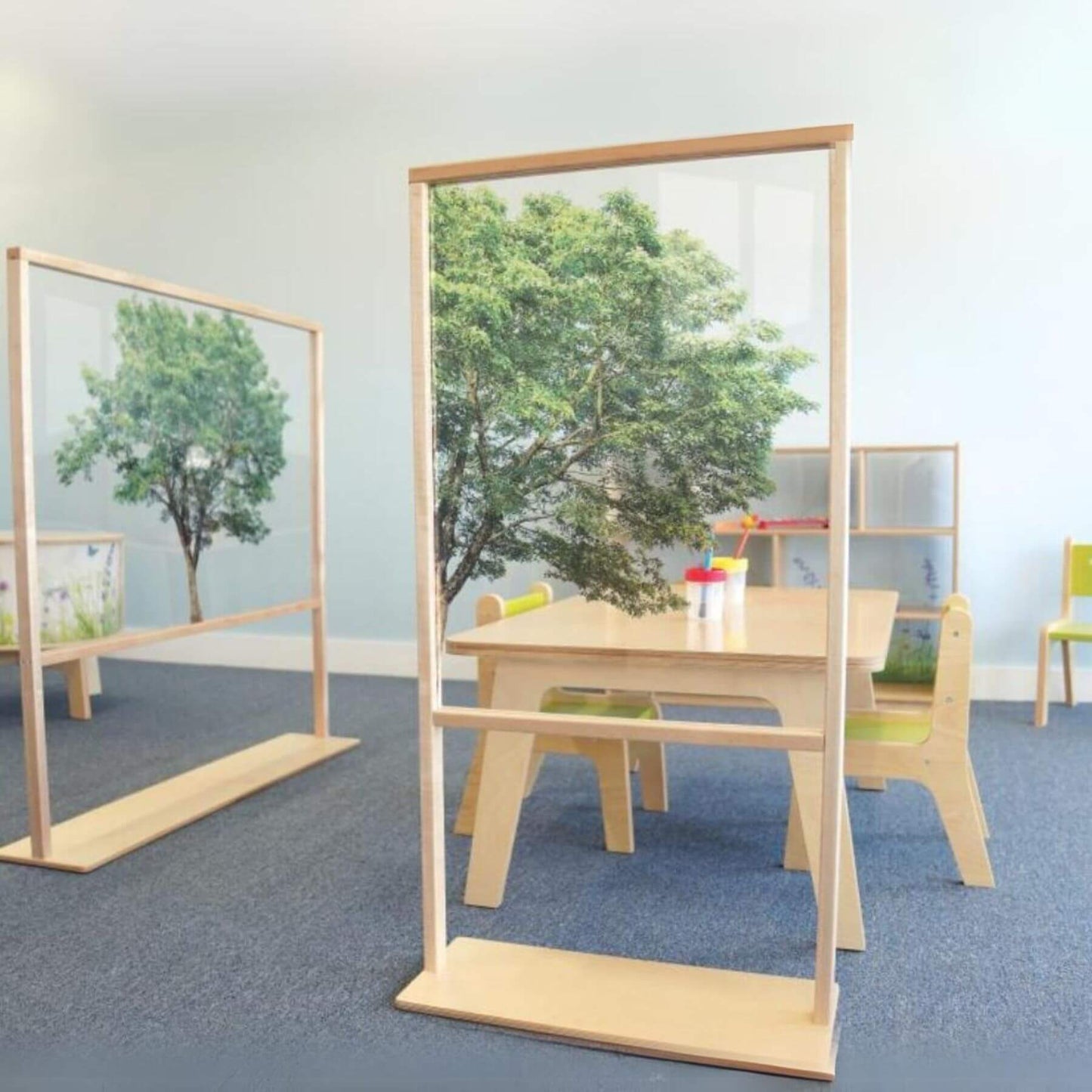 Whitney Brothers Nature View Floor Standing Partition 25W - Lifestyle