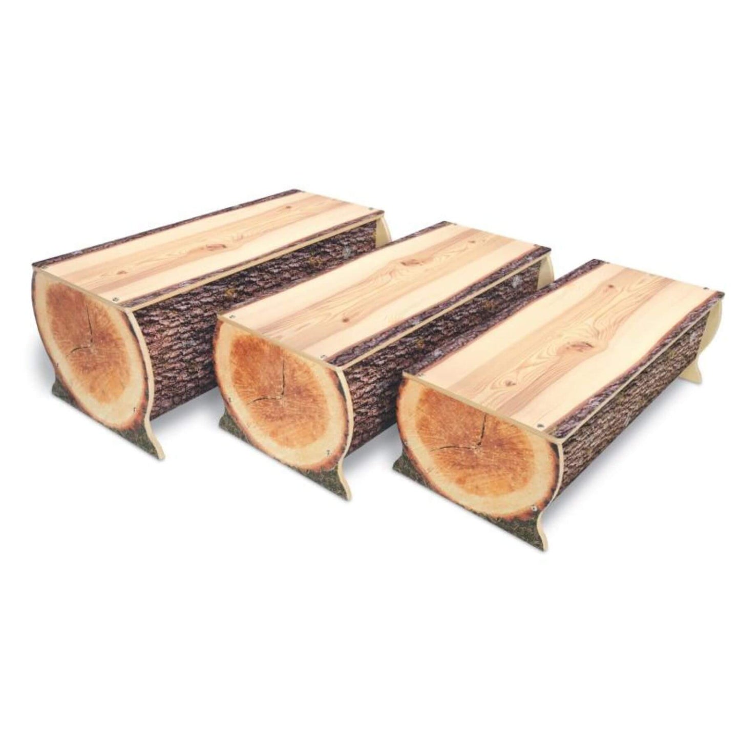 Whitney Brothers Nature View Live Edge Log Bench