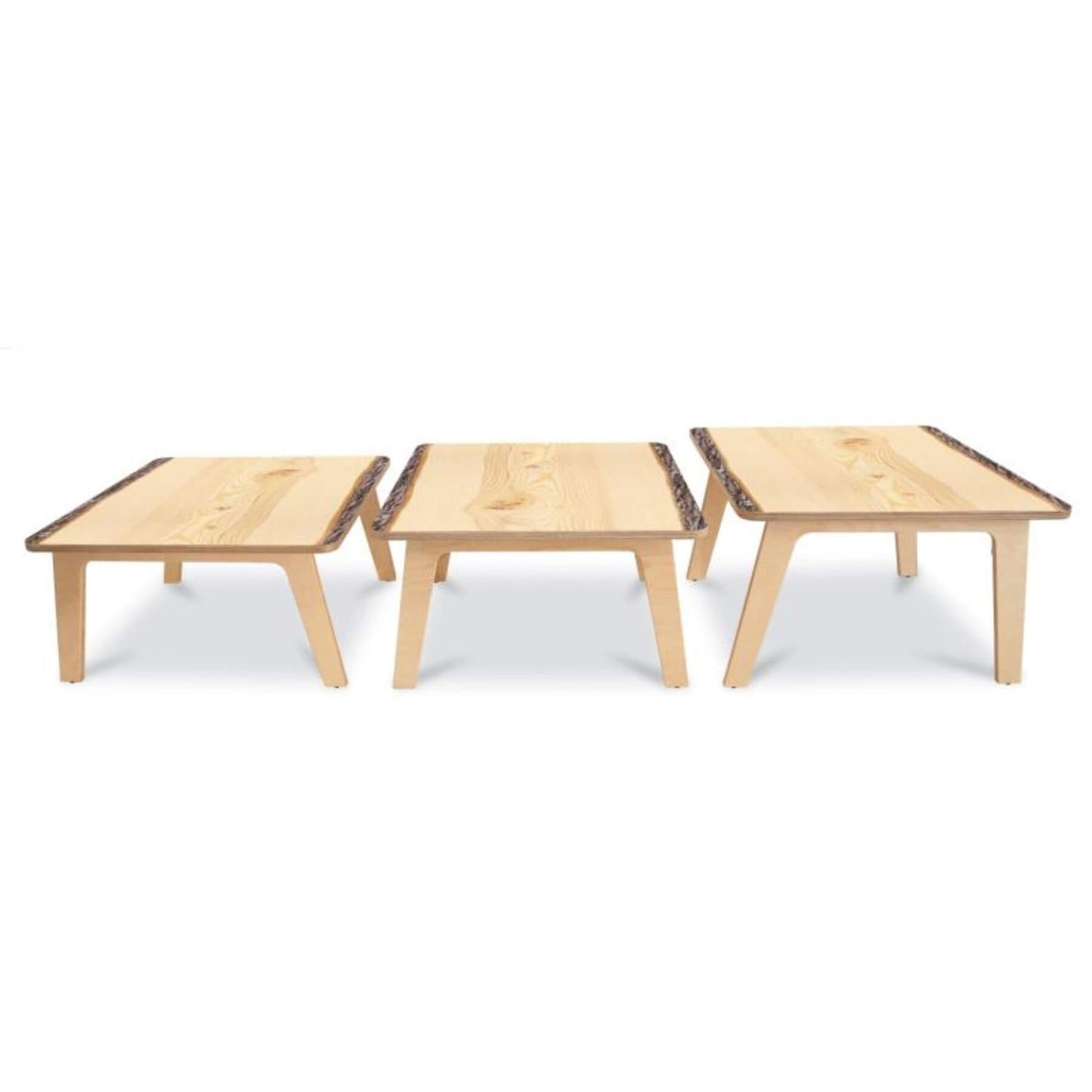 Whitney Brothers Nature View Live Edge Square Table