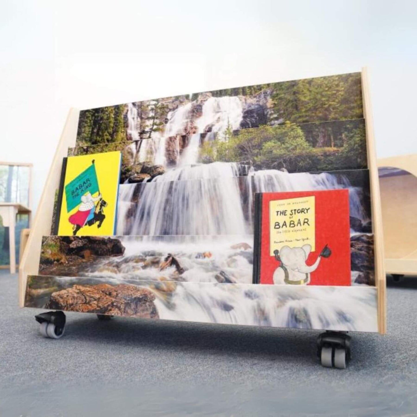 Whitney Brothers Nature View Mobile Book Browser - Lifestyle