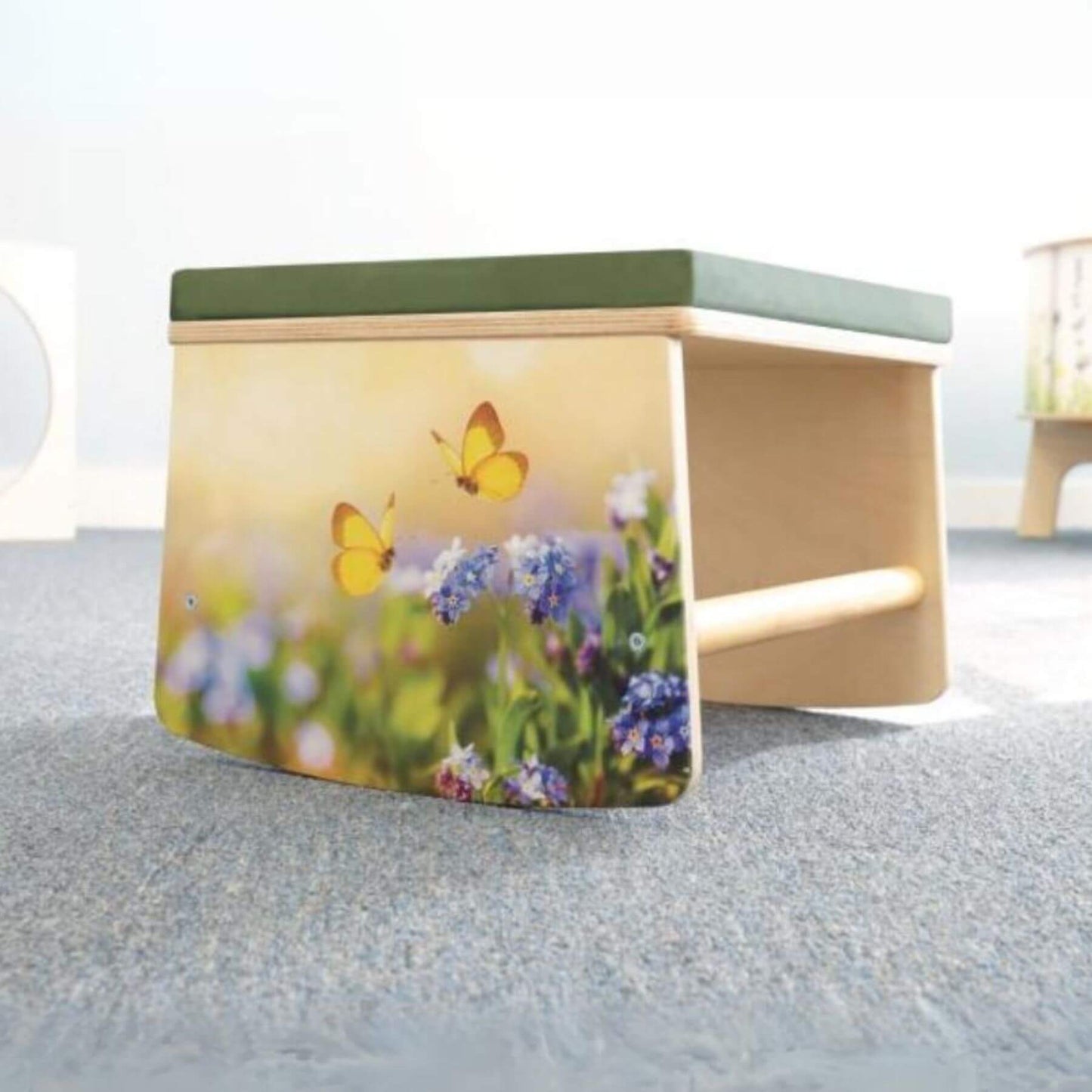 Whitney Brothers Nature View Pod Rocker 12" Tall on Carpet Floor