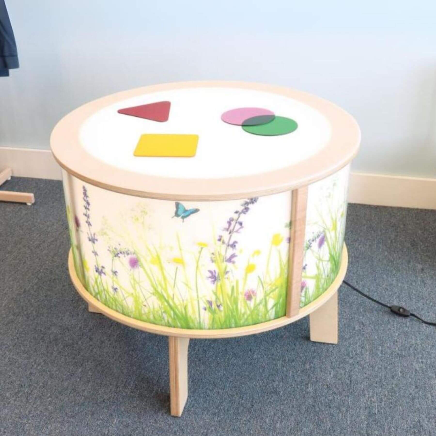 Whitney Brothers Nature View Radiant LED Light Table in Playroom