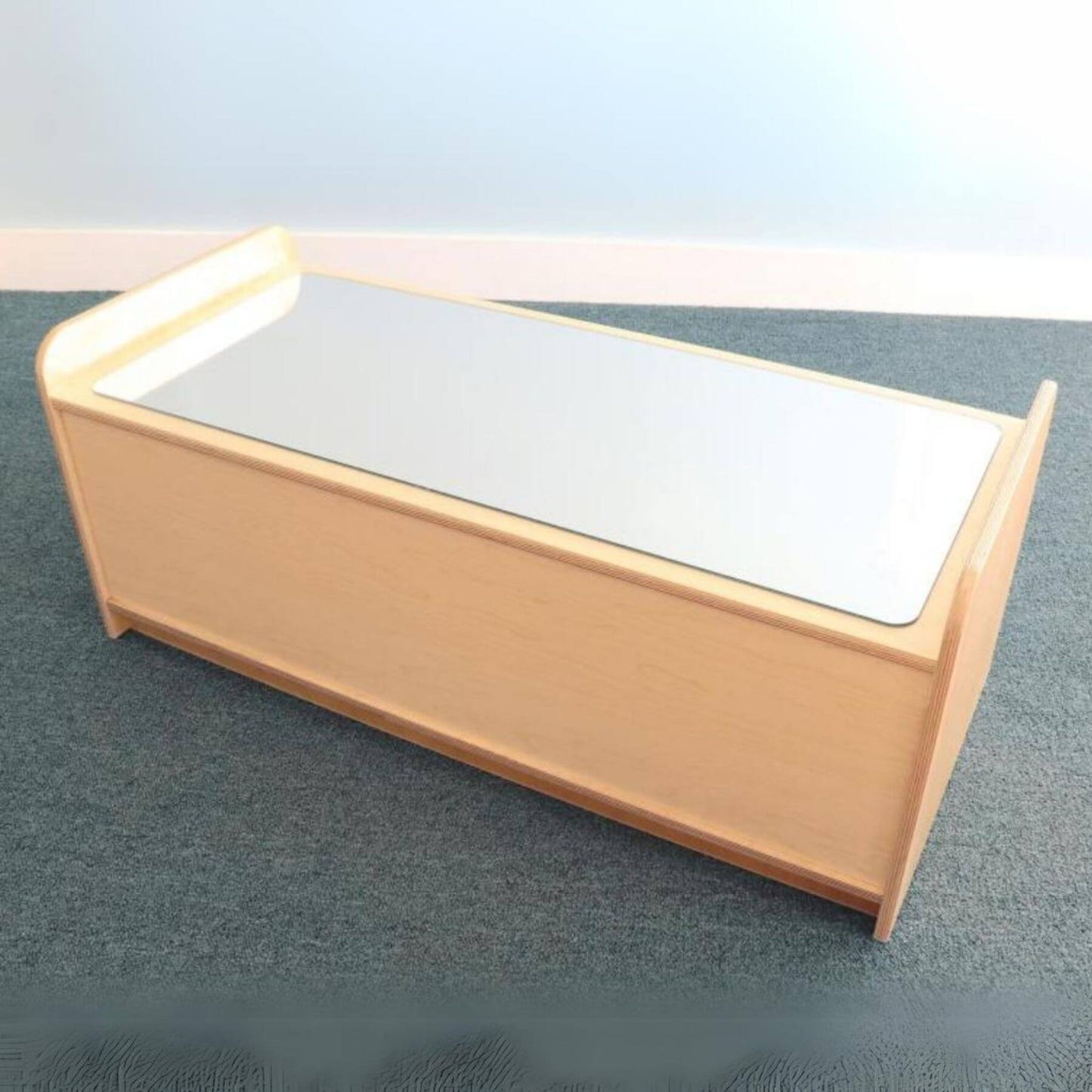 Back View of Whitney Brothers Play Table With Mirror Top