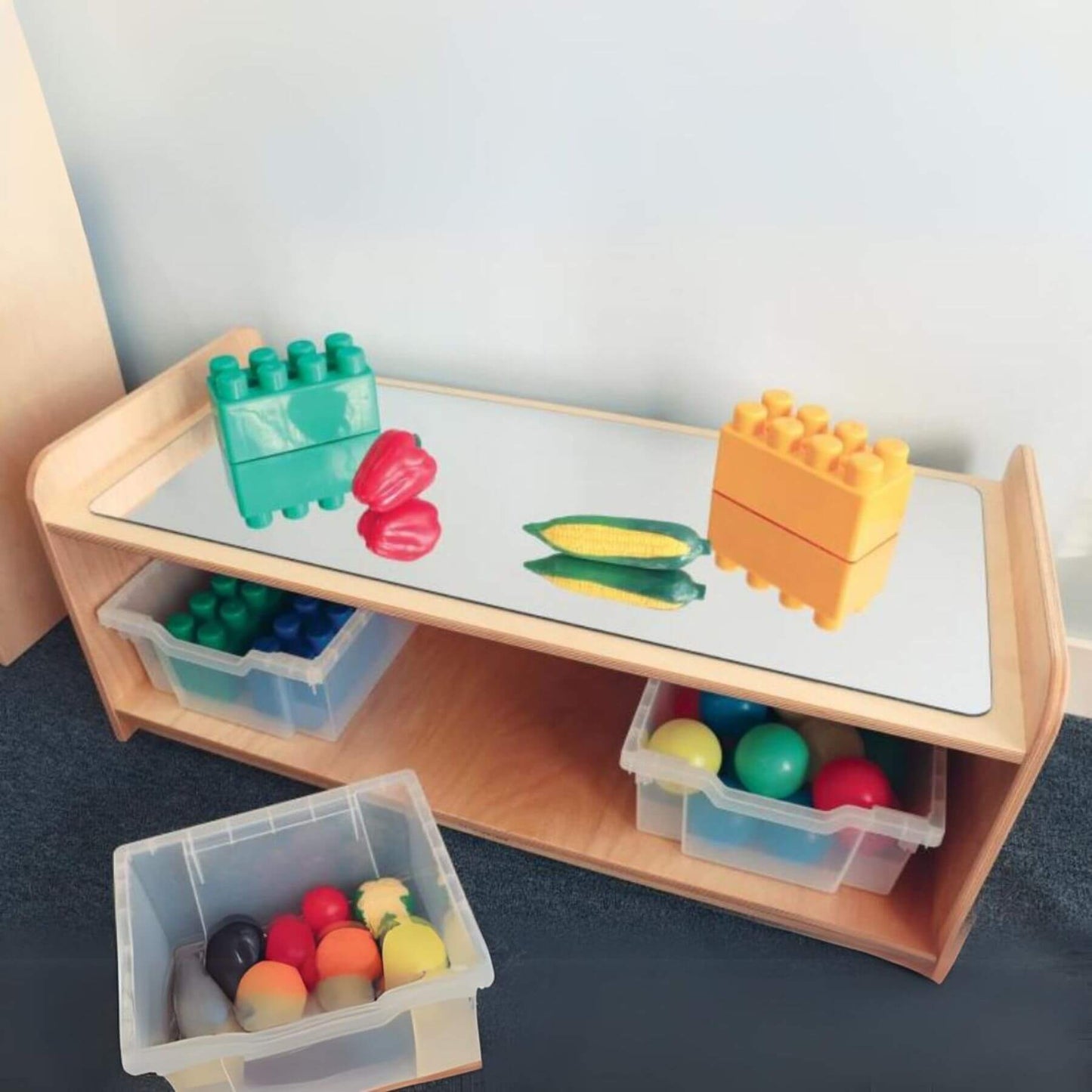 Whitney Brothers Play Table With Mirror Top