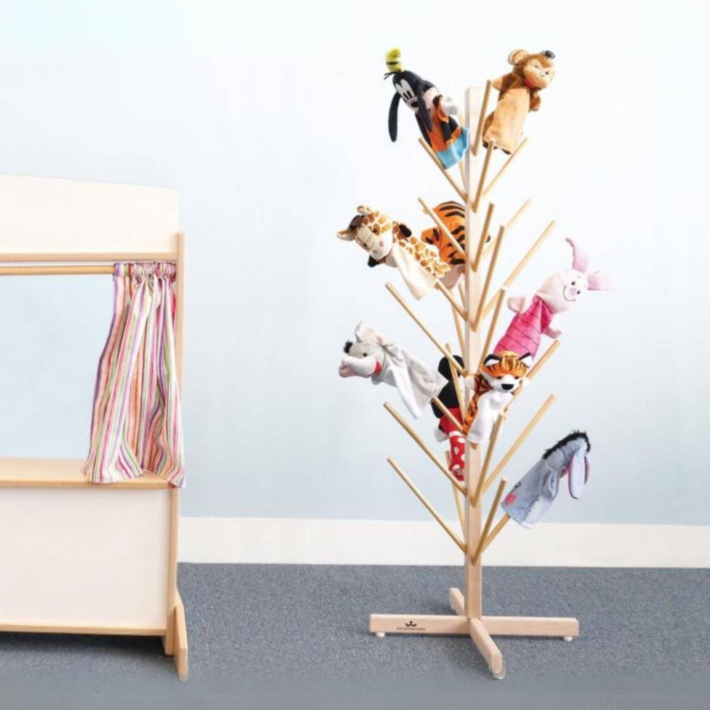 Whitney Brothers Puppet Tree with Puppets