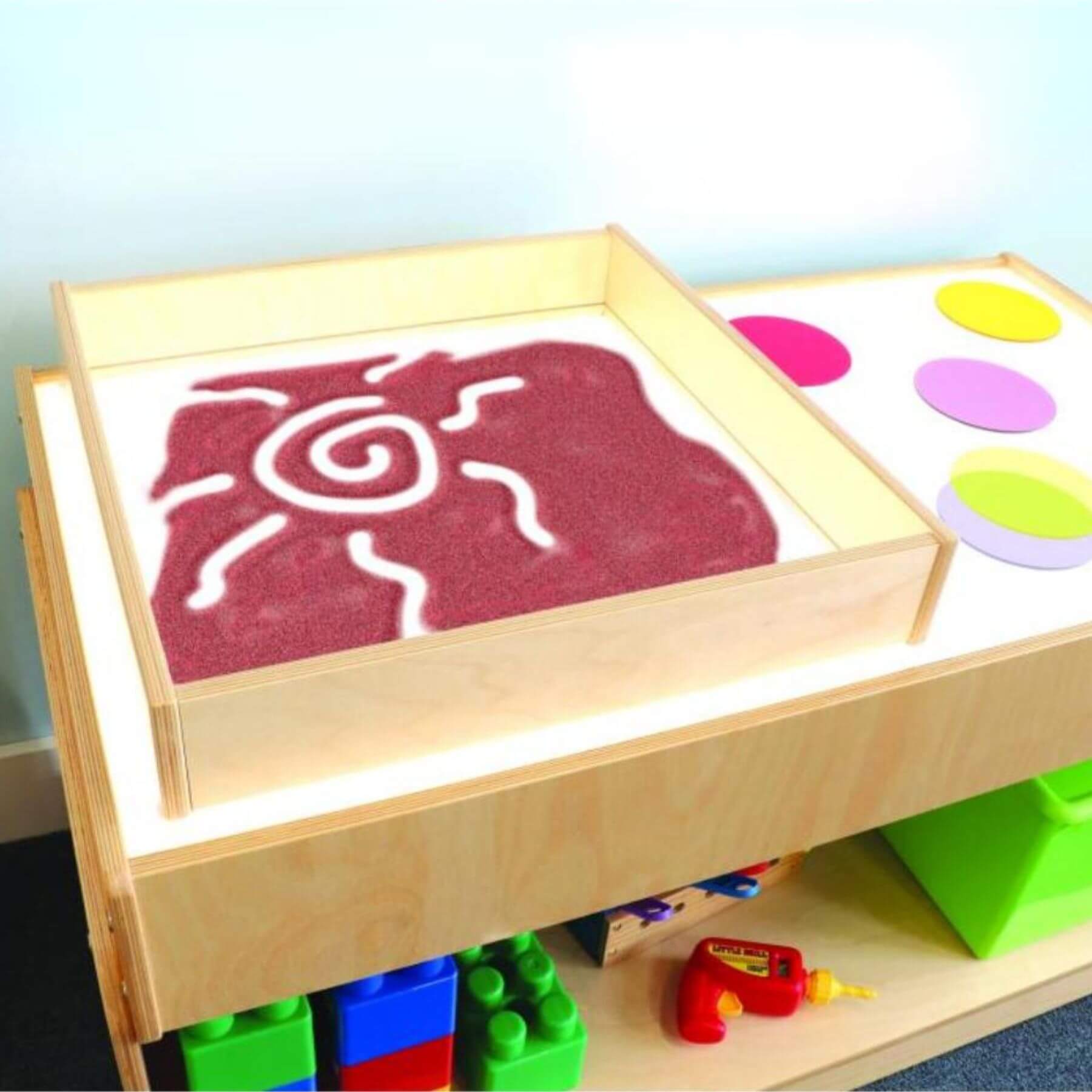 Whitney Brothers Sand Box On a Light Table