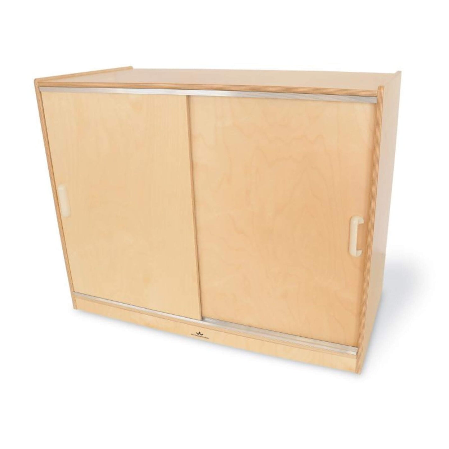 Whitney Brothers Sliding Doors Storage Cabinet