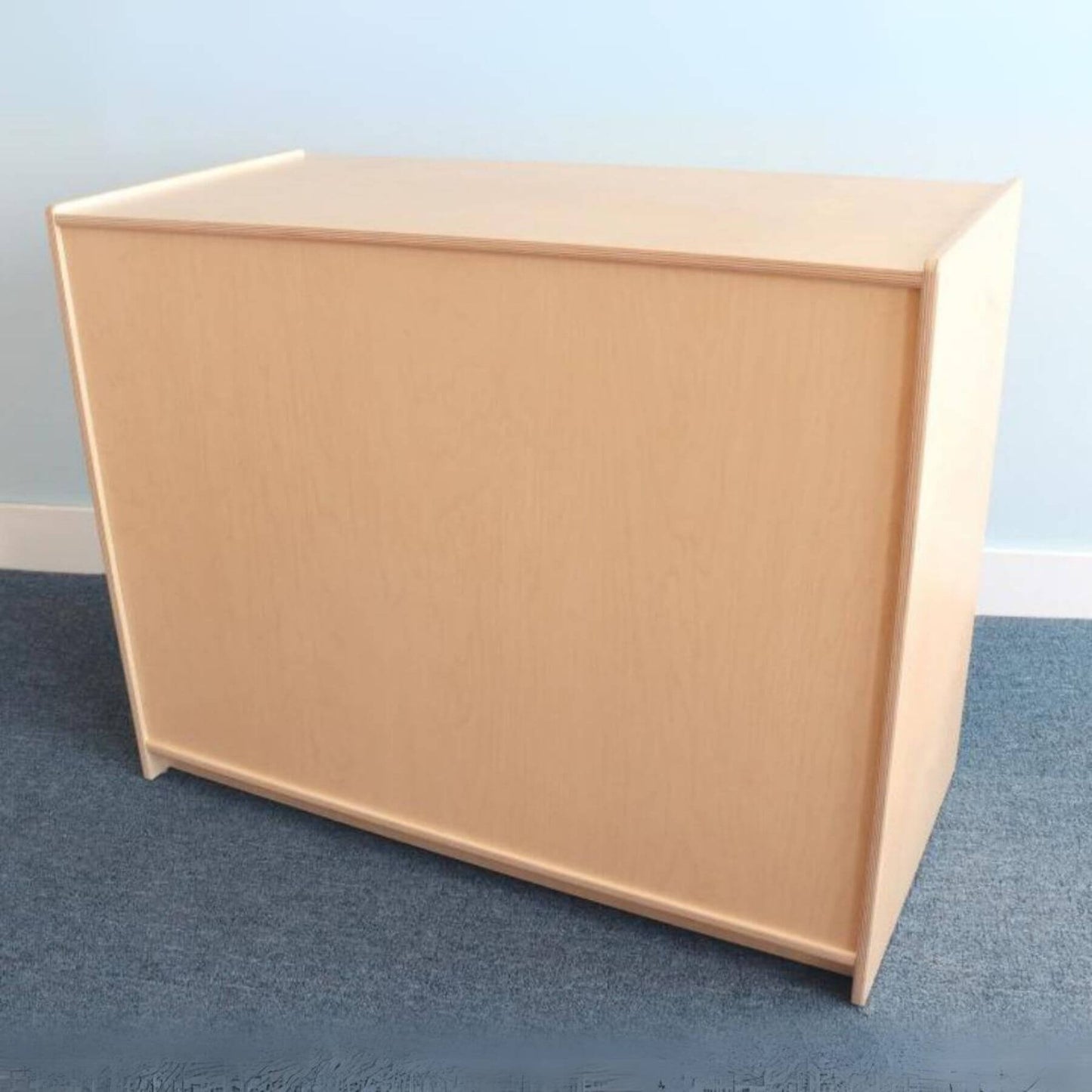 Back View of Whitney Brothers Sliding Doors Storage Cabinet