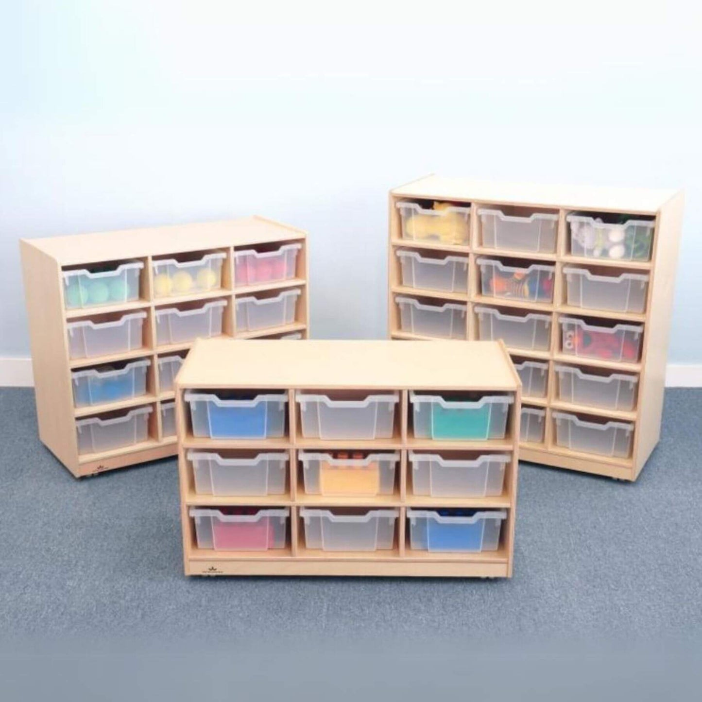 Whitney Brothers Nine Tray Mobile Storage Cabinet