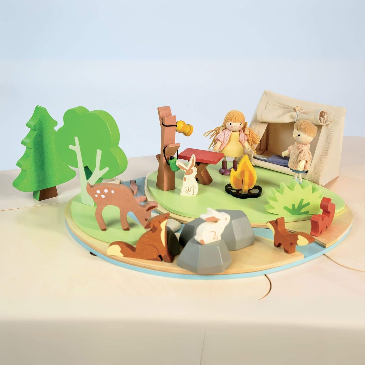 Tender Leaf Wildlife Camping Playset