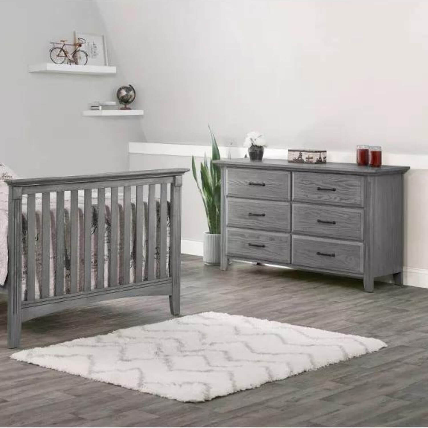 Oxford Baby Willowbrook 6-Drawer Dresser | Graphite Gray