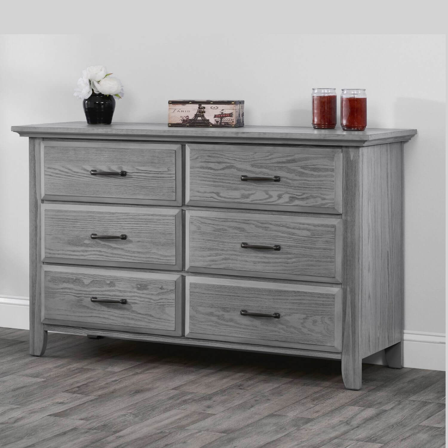 Oxford Baby Willowbrook 6-Drawer Dresser | Graphite Gray