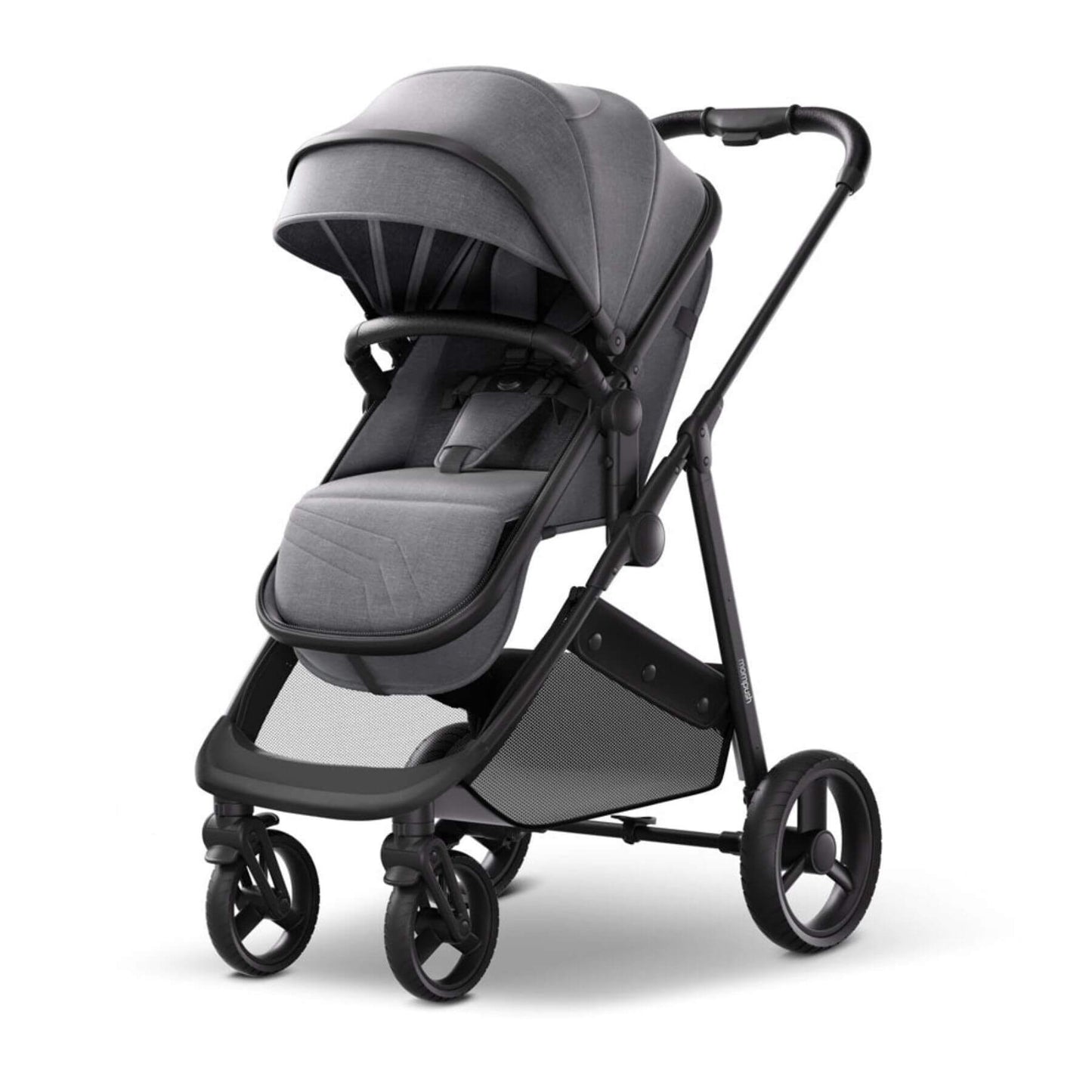 Mompush Wiz 2-in-1 Convertible Baby Stroller Grey
