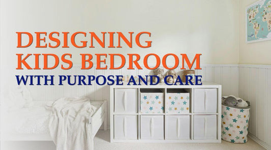 white bed and storage unit in a bedroom