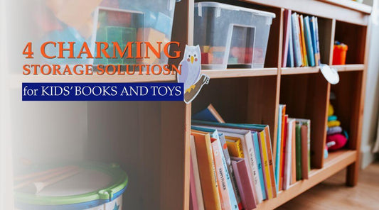 4 Charming Storage Solutions for Kids' Books and Toys