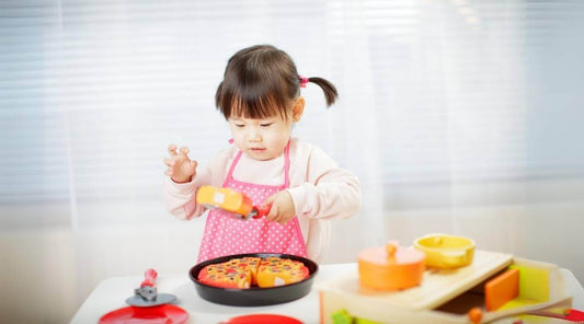 Girl Pretend Play Cooking