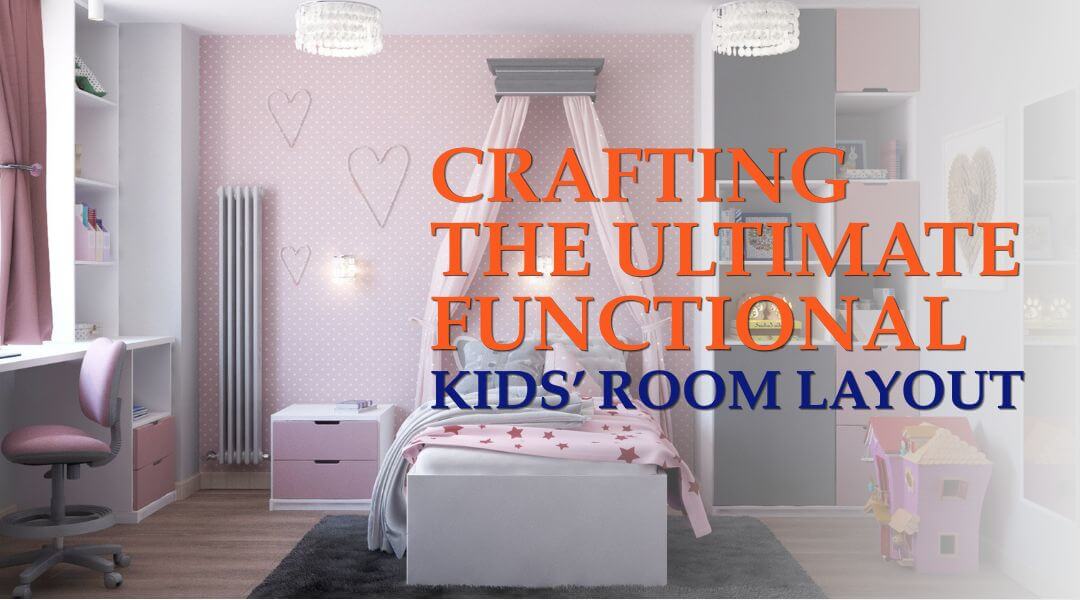 Pink kids bedroom
