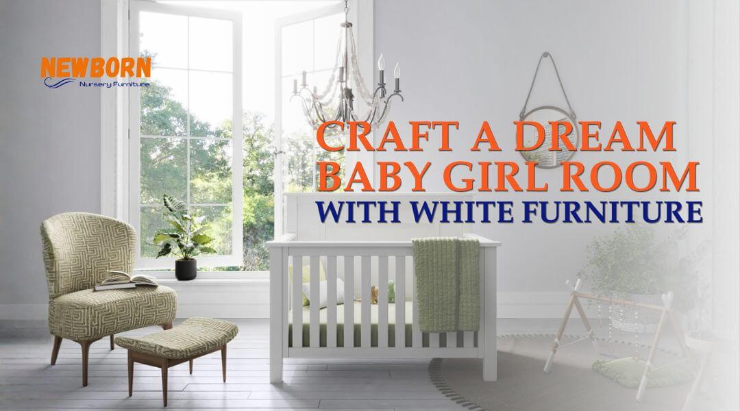 white crib in a nursery room